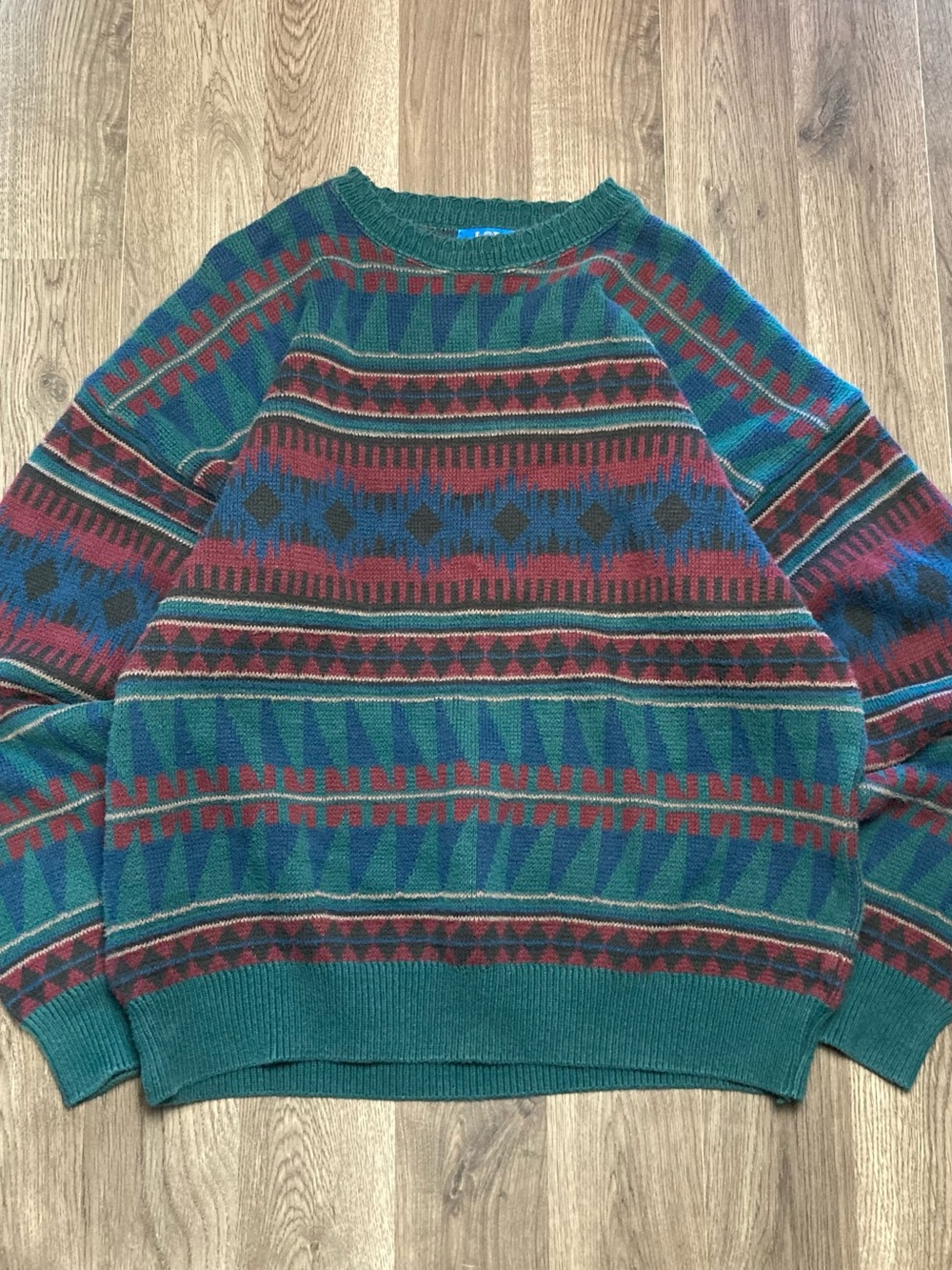 Vintage 1990s Lobo By Pendleton Colorful Pattern Sweater